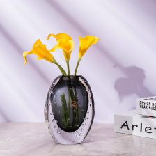 Мебель и интерьер/Вазы Cloyd ZANNY Vase / выс. 17 см - сер. стекло (арт.50050)