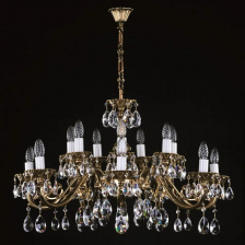 Литая люстра VIKTORIE XVI. brass antique
