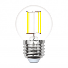 Лампочка светодиодная  LED-G45-5W/WW/E27/CL/MB GLM10TR картон