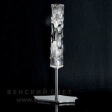 Настольная лампа 423/1L Chrome IDL Италия  25W 47 см Хром Bamboo