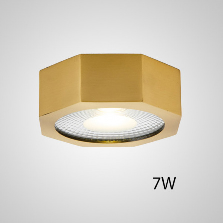 Точечный светильник MAUD D8 Brass 7W фото 1