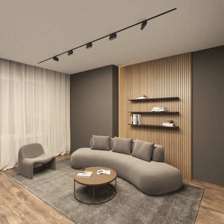 Трековый светильник Edder DK6446-BK фото 2