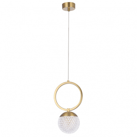 Светильник подвесной Crystal Lux CAROLINA SP1 V1 BRASS фото 1
