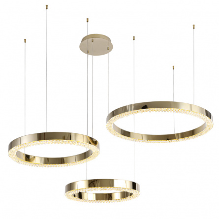 Люстра Crystal Lux SATURN SP120W LED GOLD фото 1