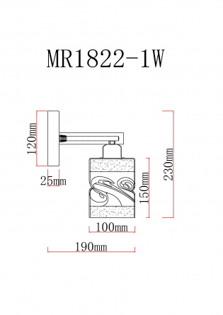 Бра Olivia MR1822-1W фото 2