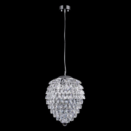 Светильник подвесной Crystal Lux CHARME SP6 CHROME/TRANSPARENT фото 1